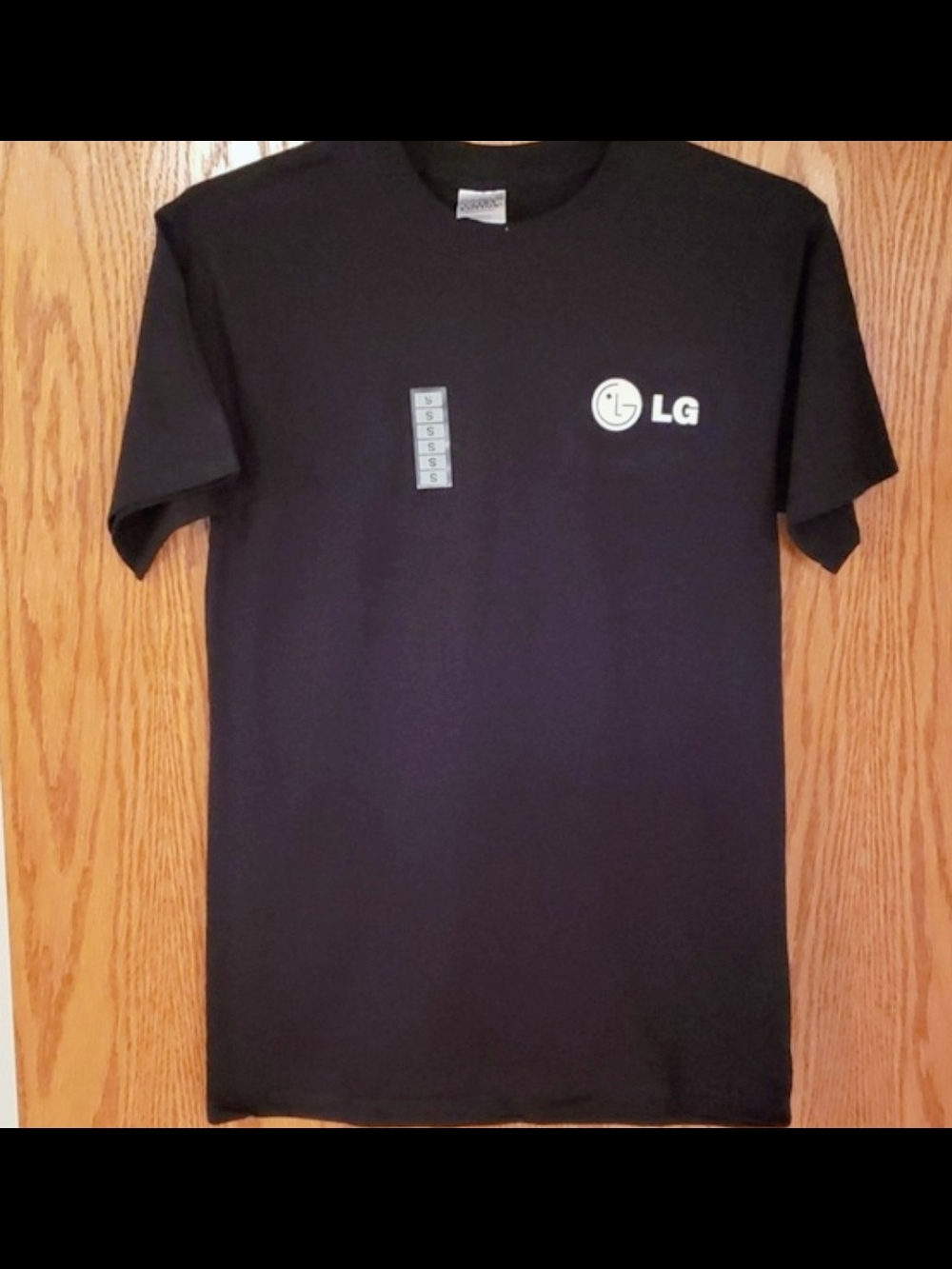 LG Black Logo Cotton Short Sleeve Tee